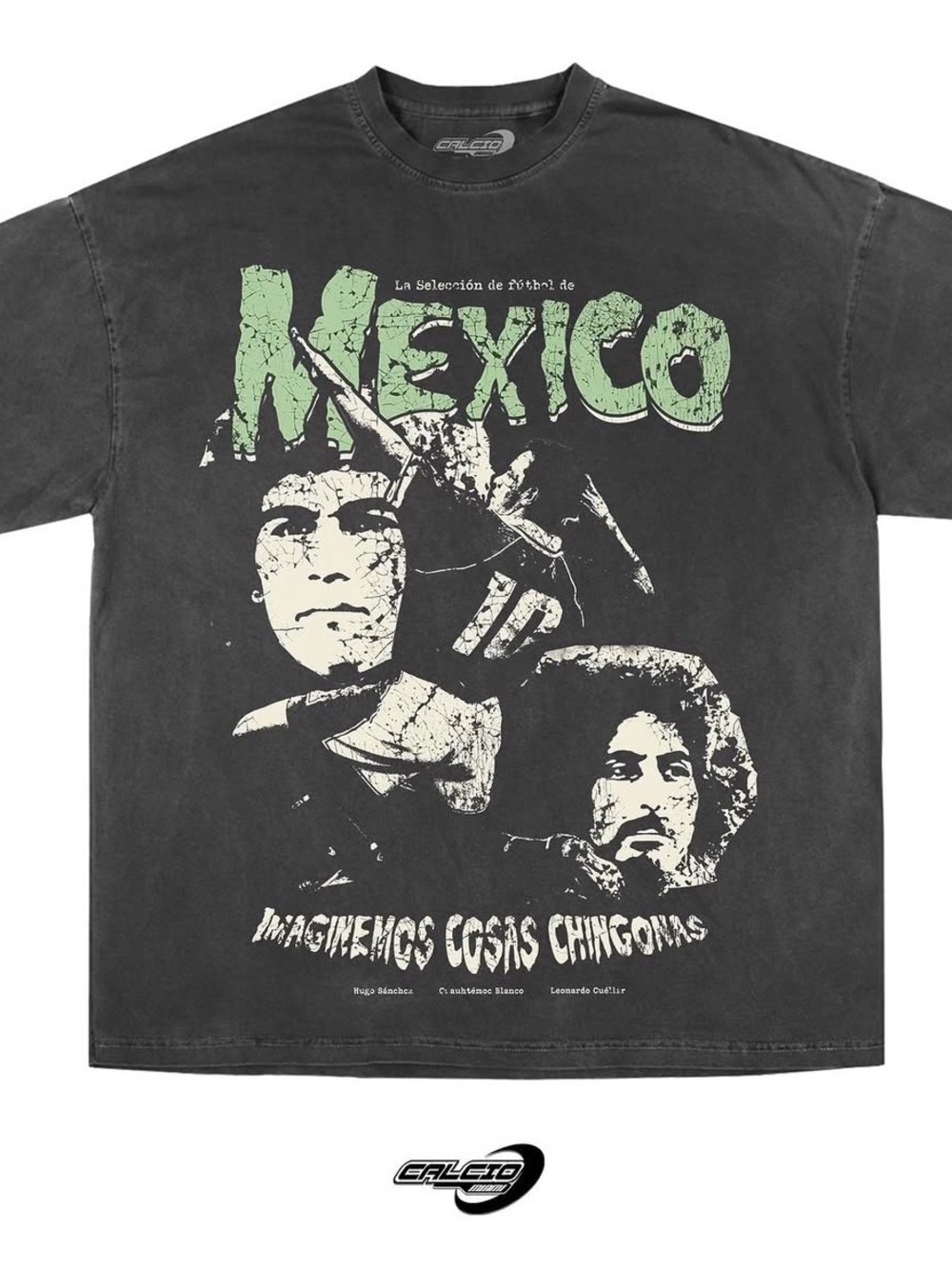 CALCIO Mexico “Imaginemos Cosas Chingonas” Graphic T-Shirt XL NWT